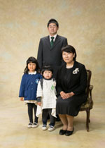 入園記念の家族写真01